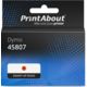 Huismerk Dymo 45807 (S0720870) Tape Zwart op rood (19 mm)