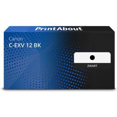Huismerk Canon C-EXV 12 BK Toner Zwart