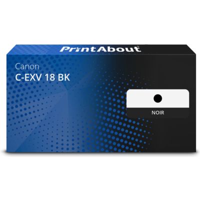 Toner compatible Canon C-EXV 18 BK - Noir