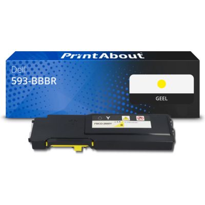 Huismerk Dell 593-BBBR (YR3W3) Toner Geel