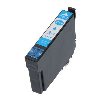 Huismerk Epson 27XL (C13T27124012) Inktcartridge Cyaan Hoge capaciteit