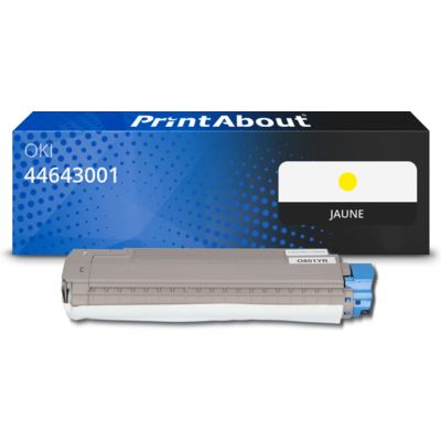 Toner compatible OKI 44643001 - Jaune