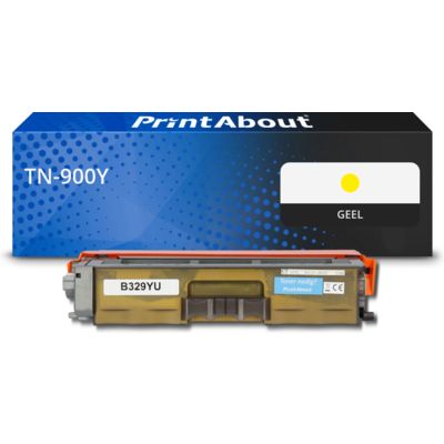 PrintAbout Huismerk vervangt Brother TN-900Y Toner Geel