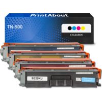PrintAbout Huismerk vervangt Brother TN-900 Toner 4-kleuren Multipack