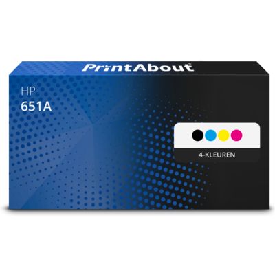 Huismerk HP 651A (CE340A) Toner 4-kleuren Multipack