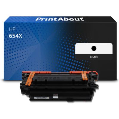 Toner compatible HP 654X (CF330X) - Noir - Grande capacité