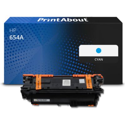 Toner compatible HP 654A (CF331A) - Cyan
