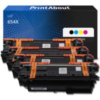 Huismerk HP 654X (CF330X) Toner 4-kleuren Multipack Hoge capaciteit