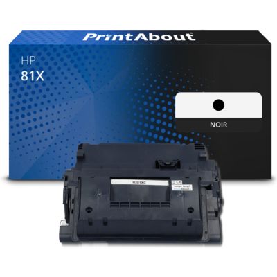 Toner compatible HP 81X (CF281X) - Noir - Grande capacité