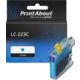 PrintAbout Huismerk vervangt Brother LC-223C Inktcartridge Cyaan