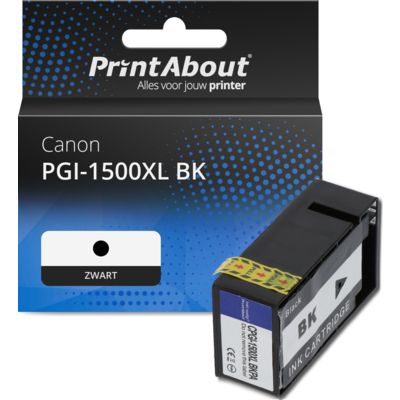 Huismerk Canon PGI-1500XL BK Inktcartridge Zwart Hoge capaciteit