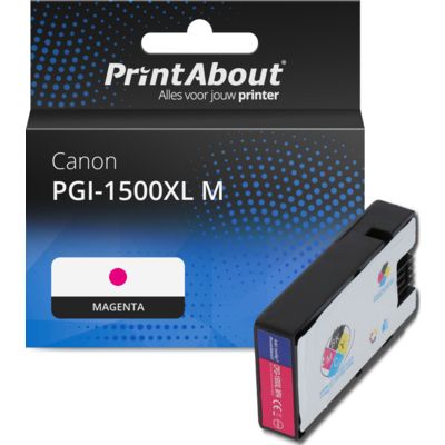 Huismerk Canon PGI-1500XL M Inktcartridge Magenta Hoge capaciteit