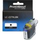 PrintAbout Huismerk vervangt Brother LC-227XLBK Inktcartridge Zwart Hoge capaciteit