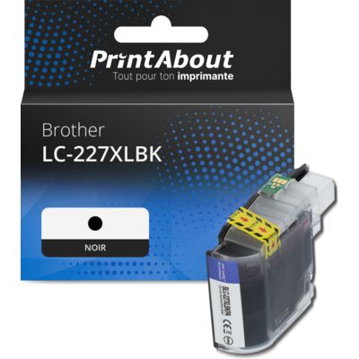 Cartouche compatible Brother LC-227XLBK - Noir - Grande capacité