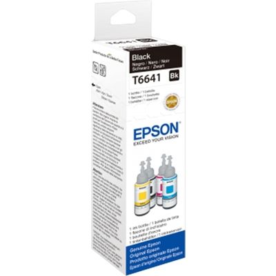 Epson T6641 (C13T664140) Inktcartridge Zwart