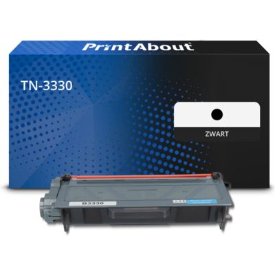 PrintAbout Huismerk vervangt Brother TN-3330 Toner Zwart