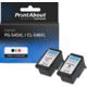 Cartouche compatible Canon PG-545XL / CL-546XL - Noir + 3 couleurs - Grande capacité - Multipack