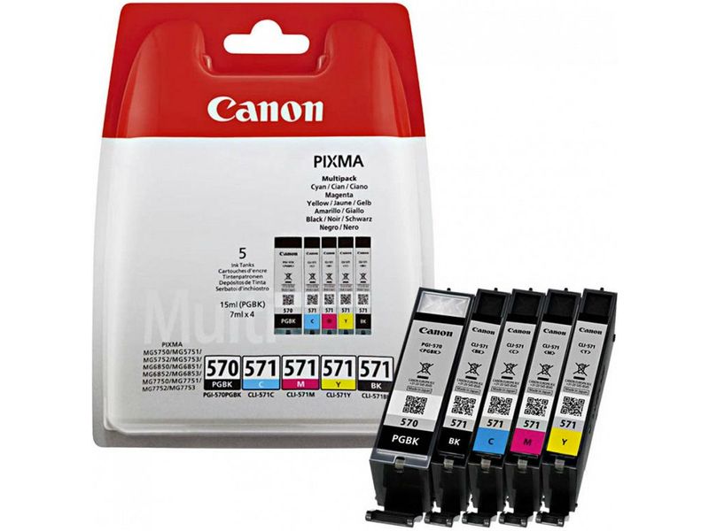 Promo Cartouche Encre Canon Pgi 570 Xl Pgbk Noir chez Super U