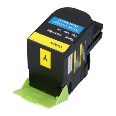 Toner compatible Lexmark 80C2SY0 (802S) - Jaune