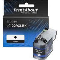 Huismerk Brother LC-229XLBK Inktcartridge Zwart Extra hoge capaciteit