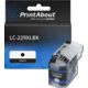 PrintAbout Huismerk vervangt Brother LC-229XLBK Inktcartridge Zwart Extra hoge capaciteit
