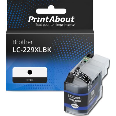Cartouche compatible Brother LC-229XLBK - Noir - Très grande capacité