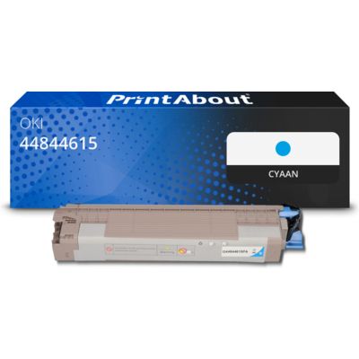 Huismerk OKI 44844615 Toner Cyaan