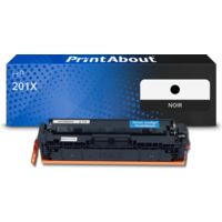 Toner compatible HP 201X (CF400X) - Noir - Grande capacité