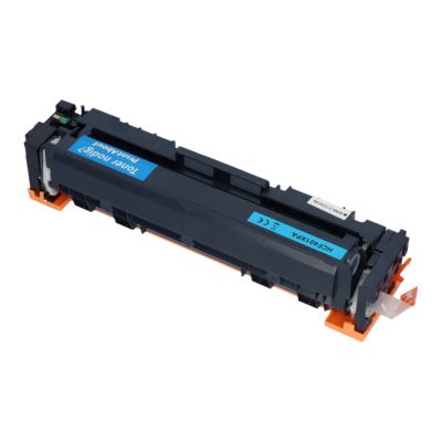 Toner compatible HP 201X (CF401X) - Cyan - Grande capacité