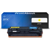 Toner compatible HP 201X (CF402X) - Jaune - Grande capacité