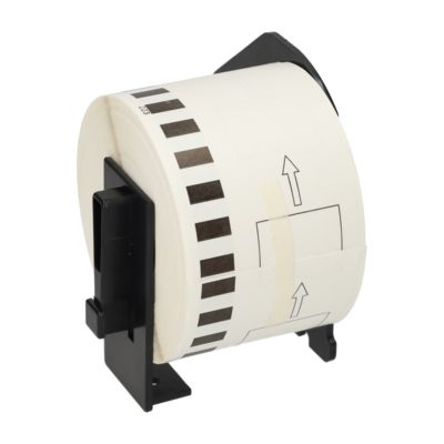 PrintAbout Huismerk vervangt Brother DK-22223 Etiket Zwart op wit (50  mm)