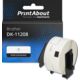 Étiquette compatible Brother DK-11208 - (38 mm x 90 mm) - Noir sur blanc