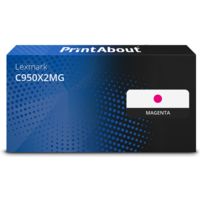 Huismerk Lexmark C950X2MG Toner Magenta Extra hoge capaciteit
