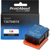 Huismerk Epson T26704010 (T266) Inktcartridge 3-kleuren Hoge capaciteit