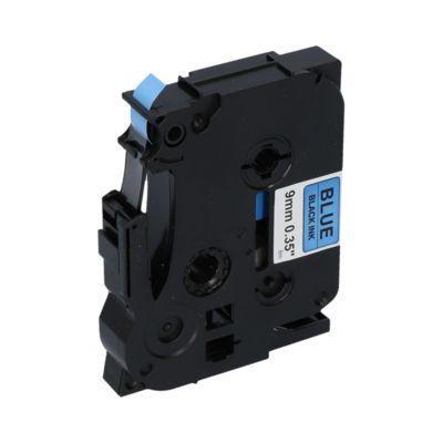 PrintAbout Huismerk vervangt Brother TZe-521 Tape Zwart op blauw (9 mm)