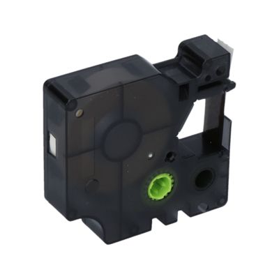 Huismerk Dymo 40910 (S0720670) Tape Zwart op transparant (9 mm)