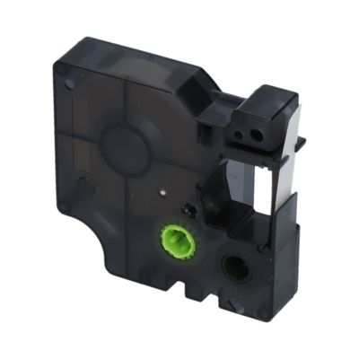 Huismerk Dymo 40910 (S0720670) Tape Zwart op transparant (9 mm)