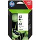 HP 62 (N9J71AE) Inktcartridge Zwart + 3 kleuren Multipack