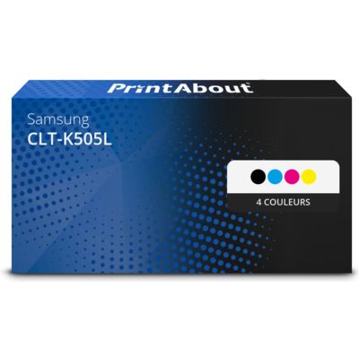 Toner compatible Samsung CLT-K505L (SU168A) - 4 couleurs - Multipack