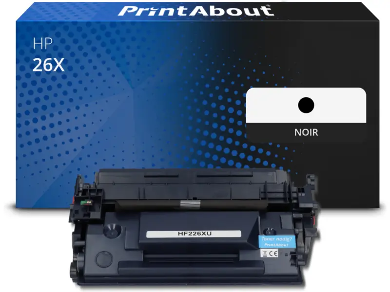 Toners Compatibles HP CF226X Noir - Pack De 2 - Marque QUALITONER - Neufs