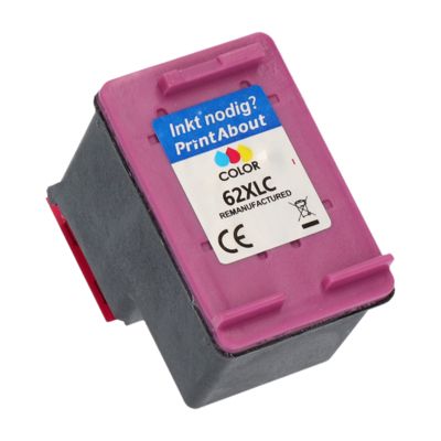 Huismerk HP 62XL (C2P07AE) Inktcartridge 3-kleuren Hoge capaciteit