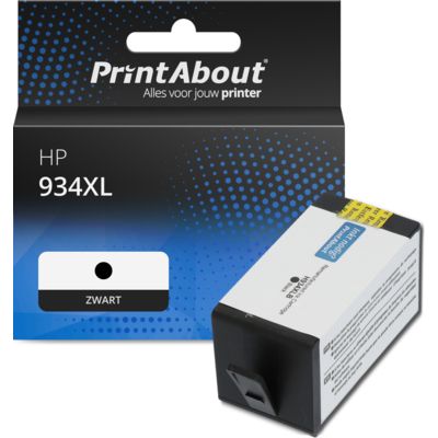 Huismerk HP 934XL (C2P23AE) Inktcartridge Zwart Hoge capaciteit