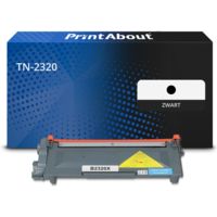 PrintAbout Huismerk vervangt Brother TN-2320 Toner Zwart Extra hoge capaciteit