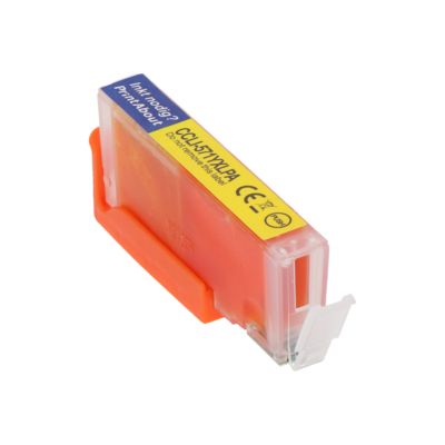 Huismerk Canon CLI-571Y XL Inktcartridge Geel Hoge capaciteit