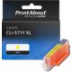 Huismerk Canon CLI-571Y XL Inktcartridge Geel Hoge capaciteit