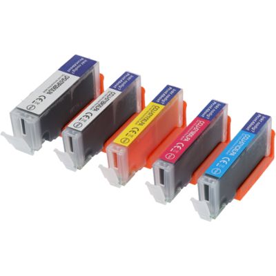 Huismerk Canon PGI-570 XL / CLI-571 XL PGBK/C/M/Y/BK Inktcartridge 5-kleuren Multipack Hoge capaciteit