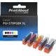 Huismerk Canon PGI-570 XL / CLI-571 XL PGBK/C/M/Y/BK Inktcartridge 5-kleuren Multipack Hoge capaciteit