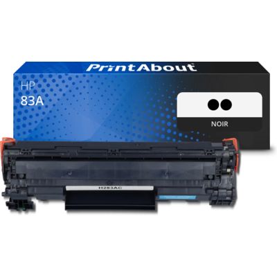 Toner compatible HP 83A (CF283AD)- pack de 2 - Noir - Multipack