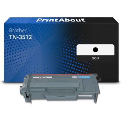 Toner compatible Brother TN-3512 - Noir - Grande capacité