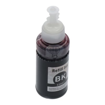 Huismerk Epson T664140 Inktcartridge Zwart
